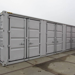 Nuevo contenedor High-cube de 40 pies con laterales abiertos